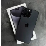 Apple iPhone 15 Pro Max 256GB Black Titanium in A+ 10/10 condition.